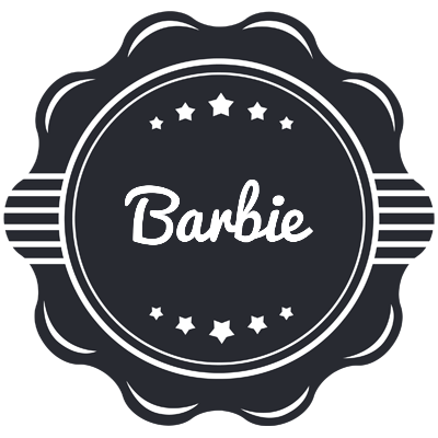 Barbie badge logo