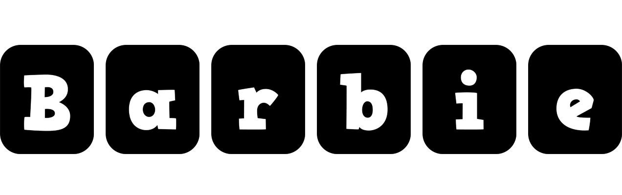 Barbie box logo