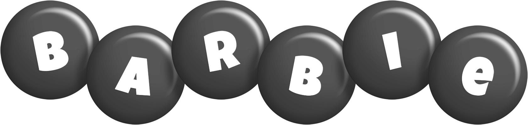 Barbie candy-black logo