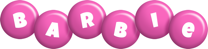Barbie candy-pink logo