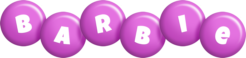 Barbie candy-purple logo