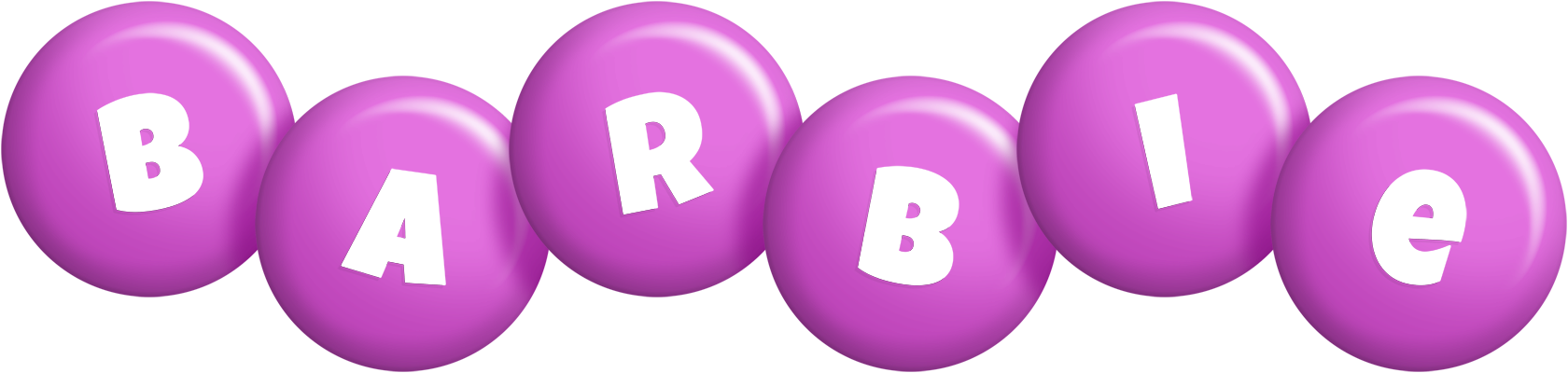 Barbie candy-purple logo