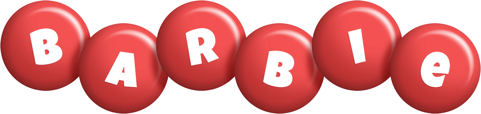 Barbie candy-red logo