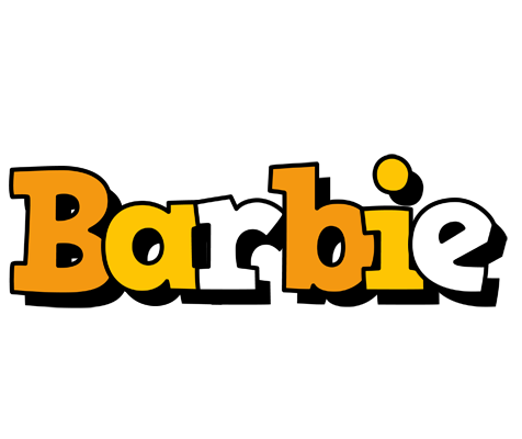 Barbie cartoon logo