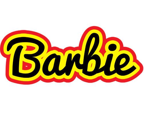 Barbie flaming logo