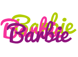 Barbie flowers logo