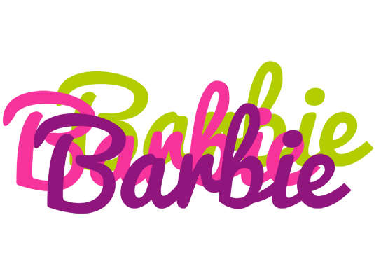 Barbie flowers logo