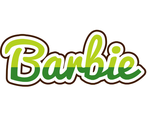Barbie golfing logo