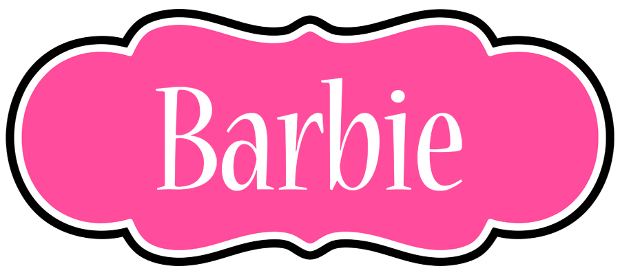 Barbie invitation logo