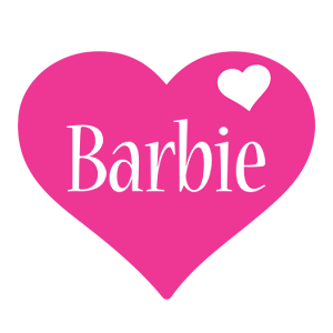 Barbie love-heart logo