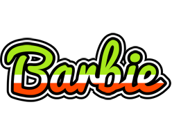 Barbie superfun logo