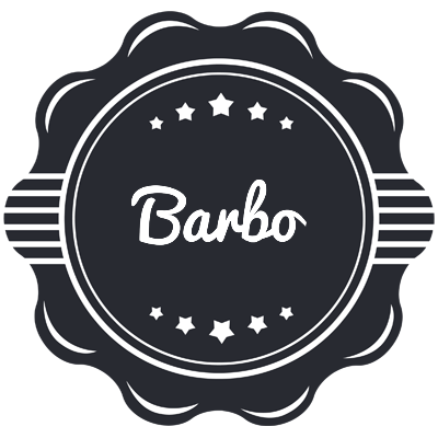 Barbo badge logo