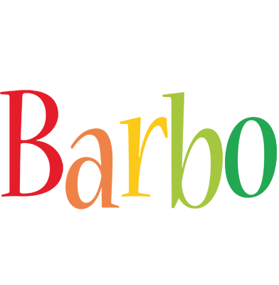 Barbo birthday logo