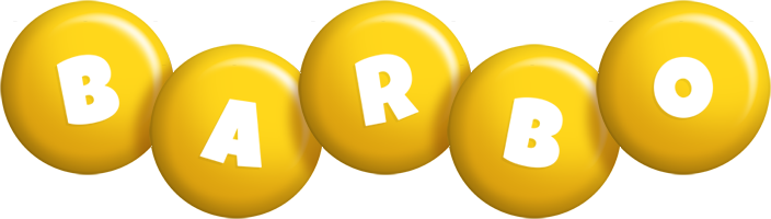 Barbo candy-yellow logo