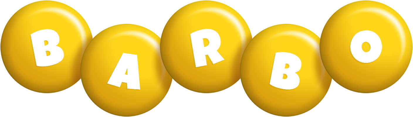Barbo candy-yellow logo