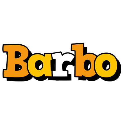 Barbo cartoon logo