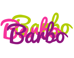 Barbo flowers logo