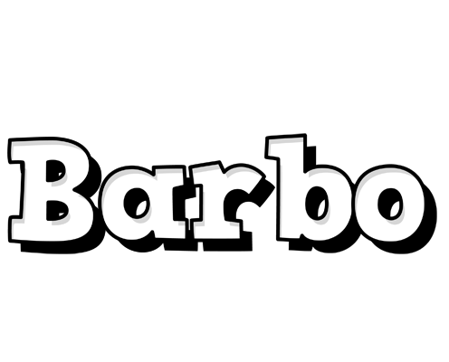 Barbo snowing logo