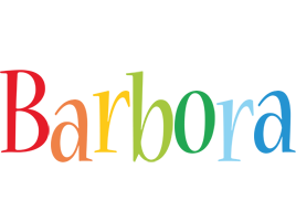 Barbora birthday logo