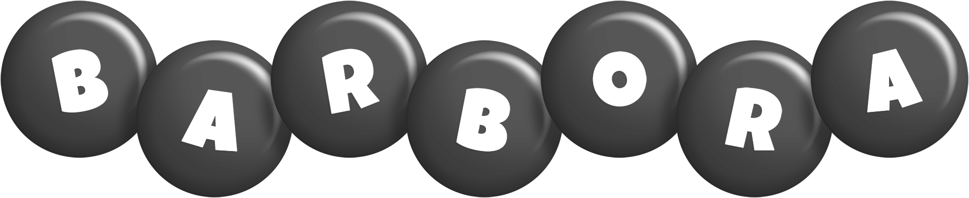 Barbora candy-black logo