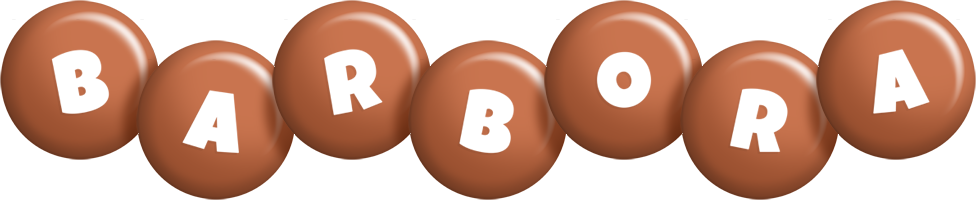 Barbora candy-brown logo