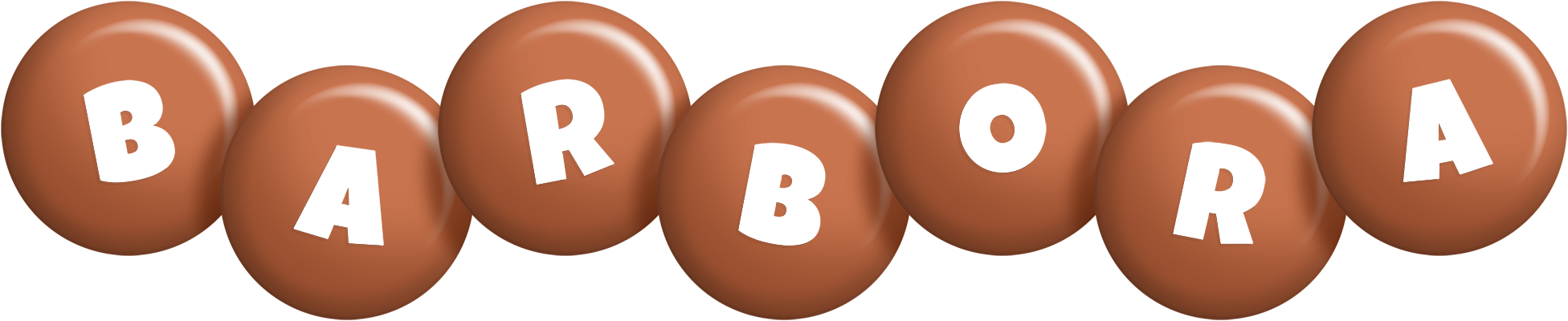 Barbora candy-brown logo