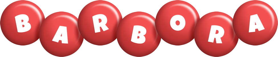 Barbora candy-red logo