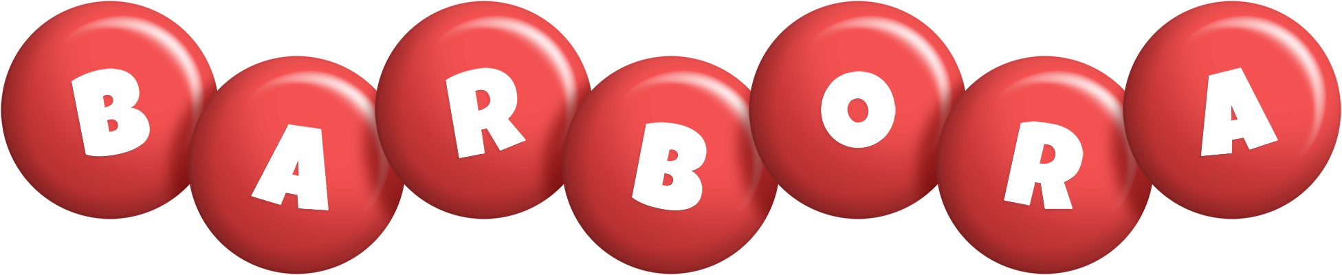 Barbora candy-red logo