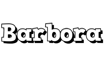 Barbora snowing logo