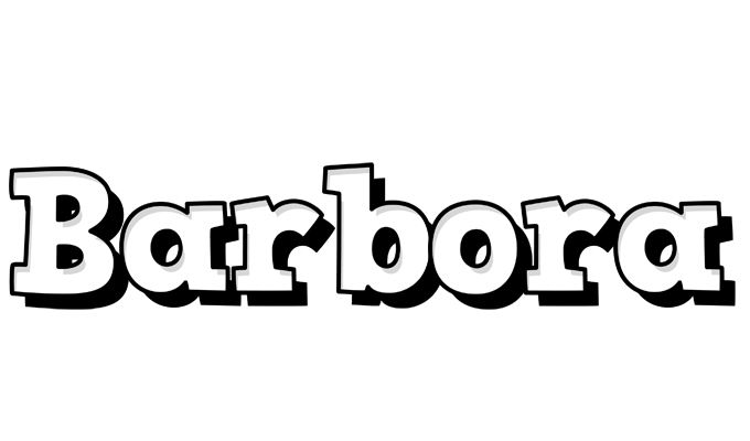 Barbora snowing logo
