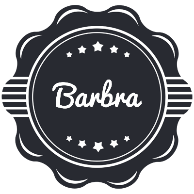 Barbra badge logo