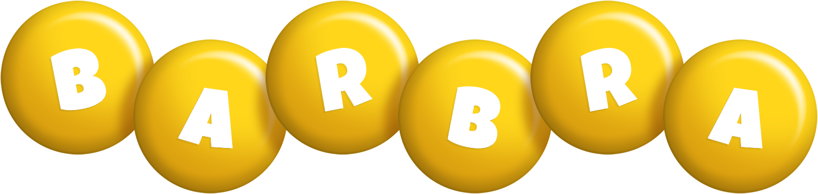 Barbra candy-yellow logo