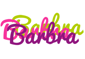 Barbra flowers logo