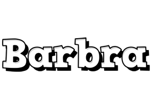 Barbra snowing logo