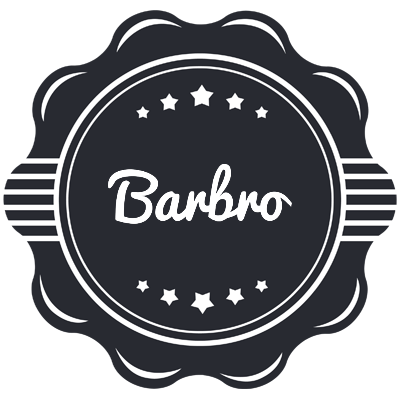 Barbro badge logo