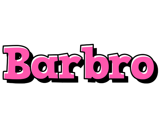 Barbro girlish logo