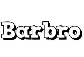 Barbro snowing logo