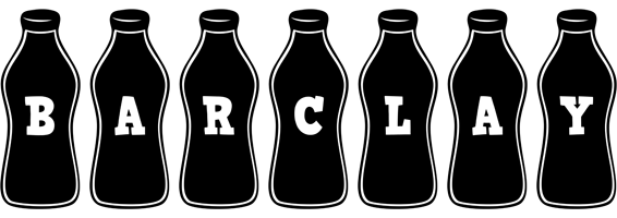 Barclay bottle logo