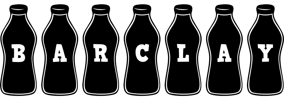 Barclay bottle logo