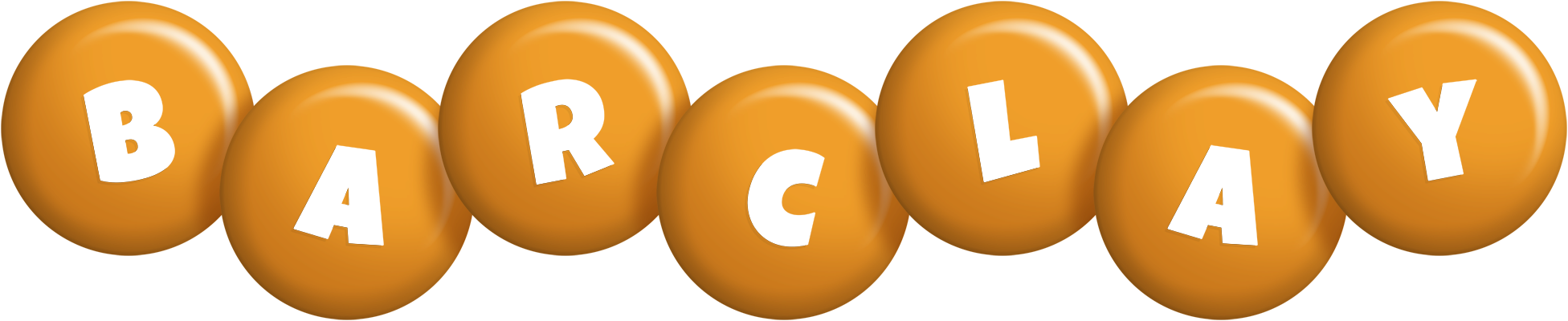 Barclay candy-orange logo