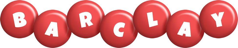 Barclay candy-red logo