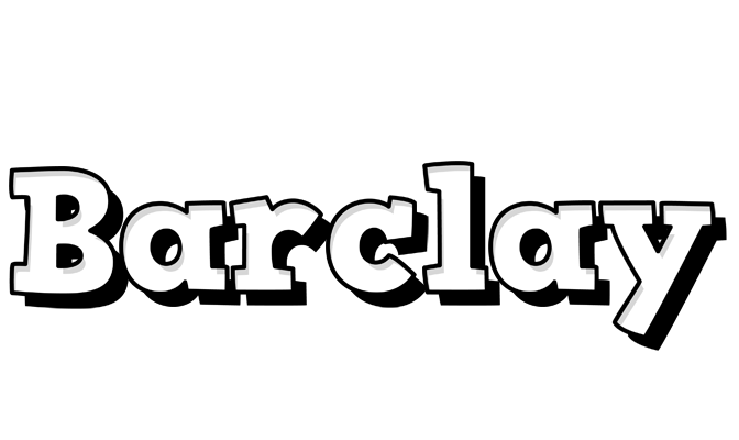 Barclay snowing logo