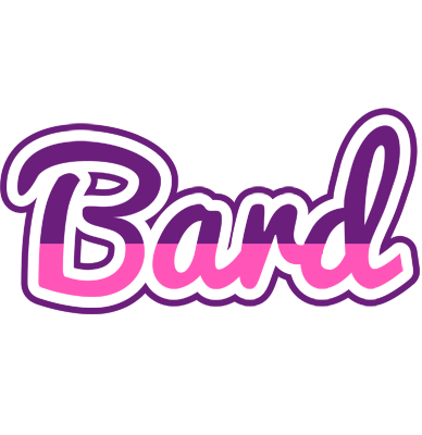 Bard cheerful logo