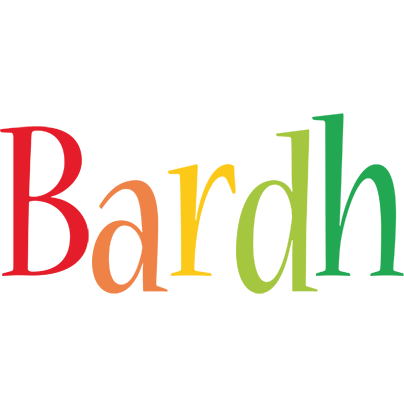 Bardh birthday logo