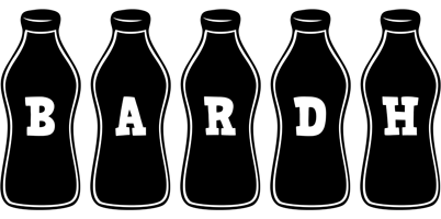 Bardh bottle logo