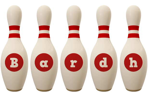 Bardh bowling-pin logo