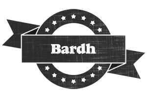 Bardh grunge logo