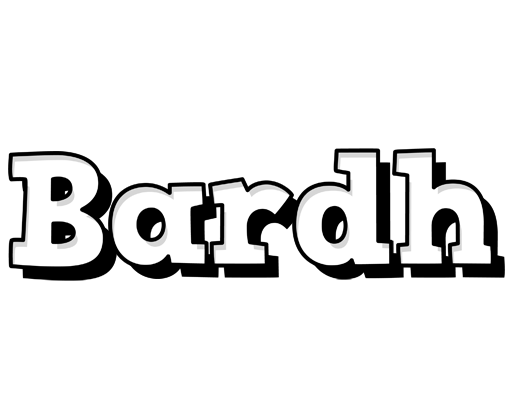 Bardh snowing logo