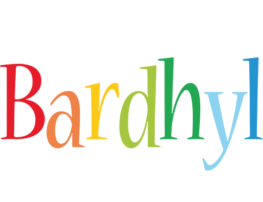 Bardhyl birthday logo