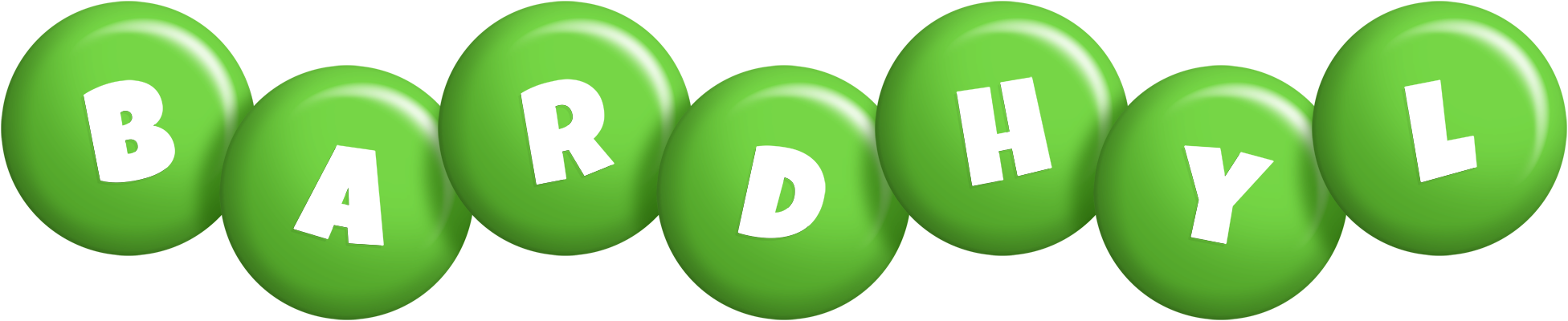 Bardhyl candy-green logo